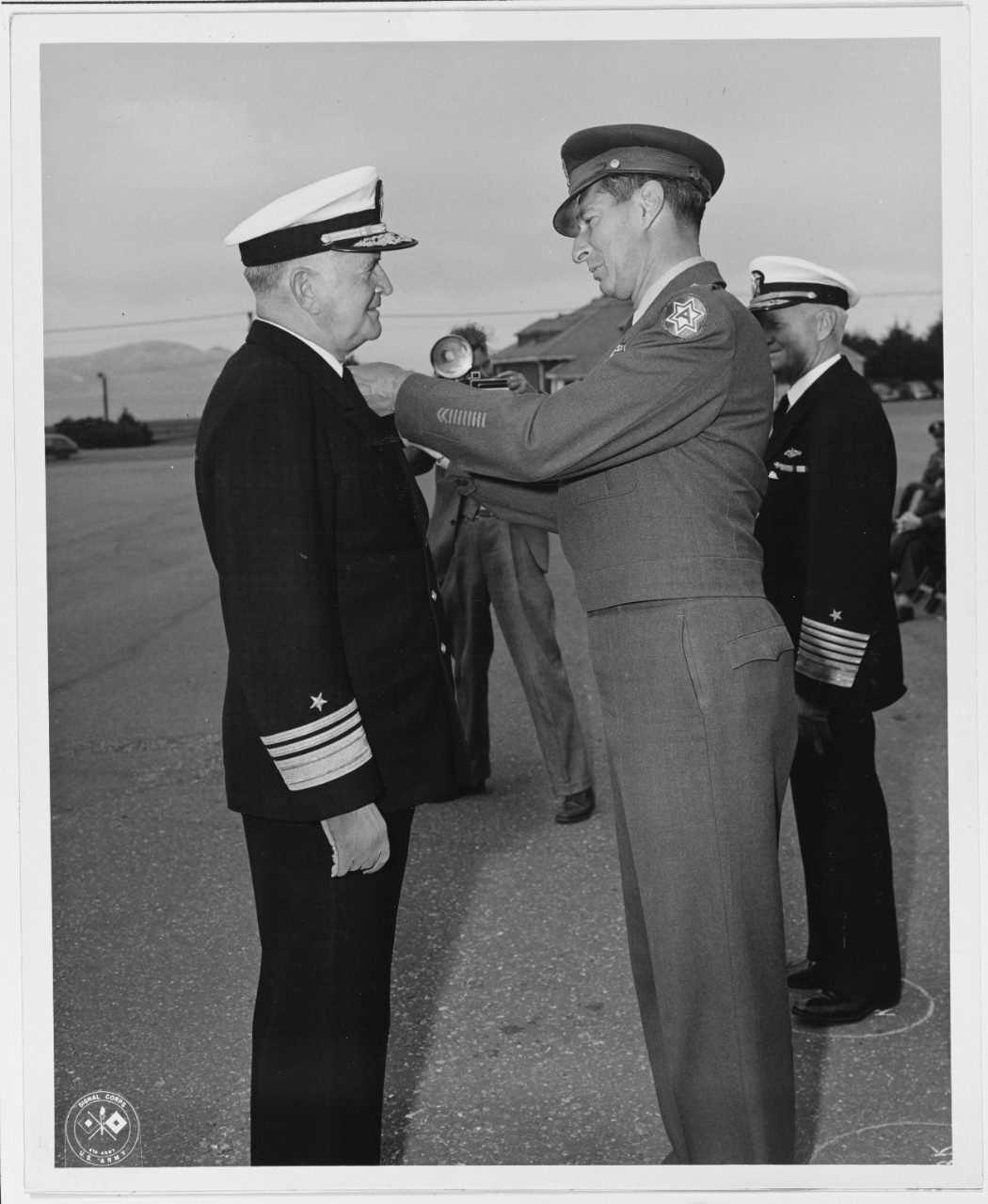 Oldendorf Presented with Medal