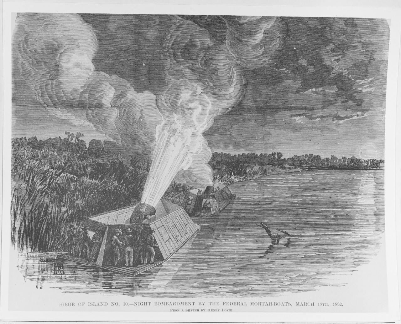 Bombardment of Island Number Ten by Union Mortar Boats