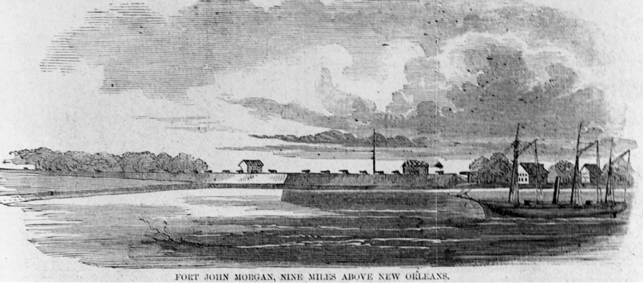 Fort John Morgan, Nine Miles Above New Orleans