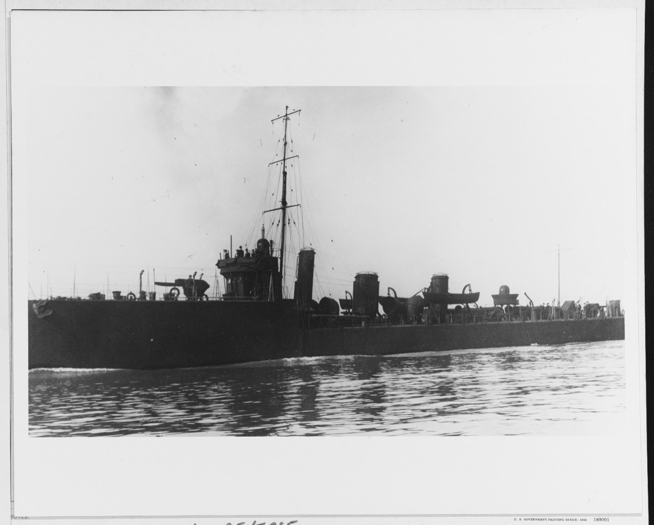 HMS LYRA (British Destroyer, 1910)