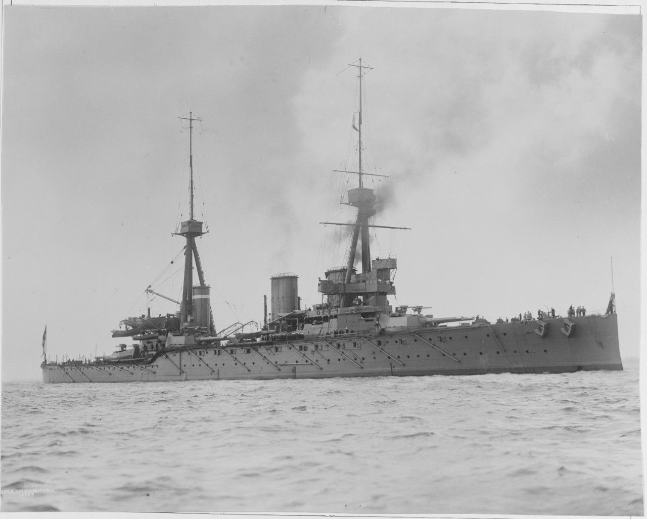 Photo #: NH 60003  HMS Indomitable British battle cruiser, 1907 