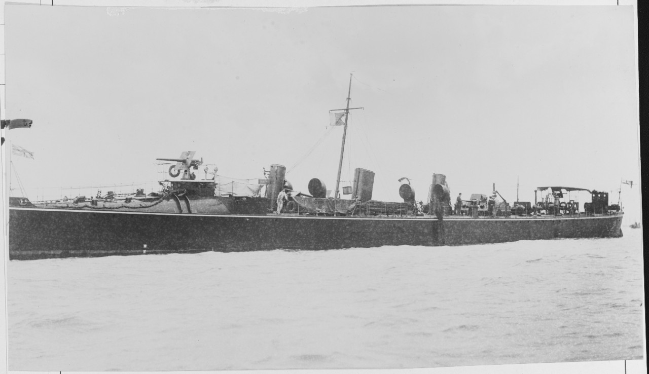 HMS JANUS (British Destroyer 1895).