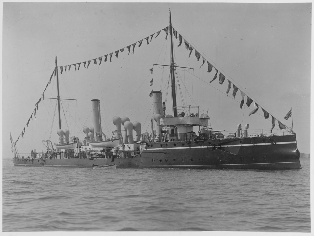 HMS JASON (British Torpedo-Gunboat, 1892).