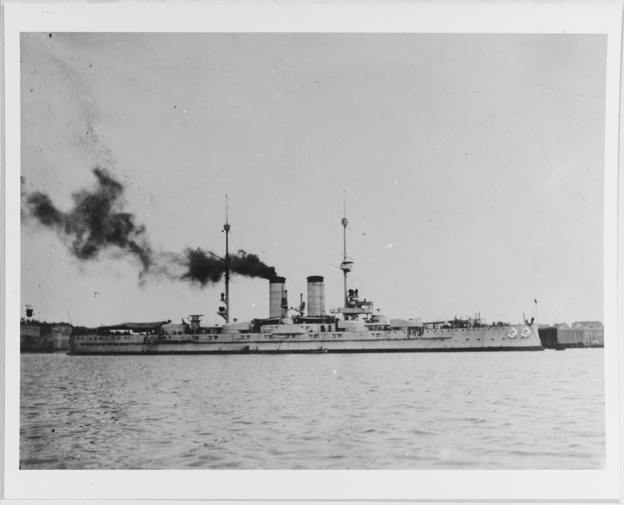 The Ex-Austrian Battleship RADETZKY in 1919.