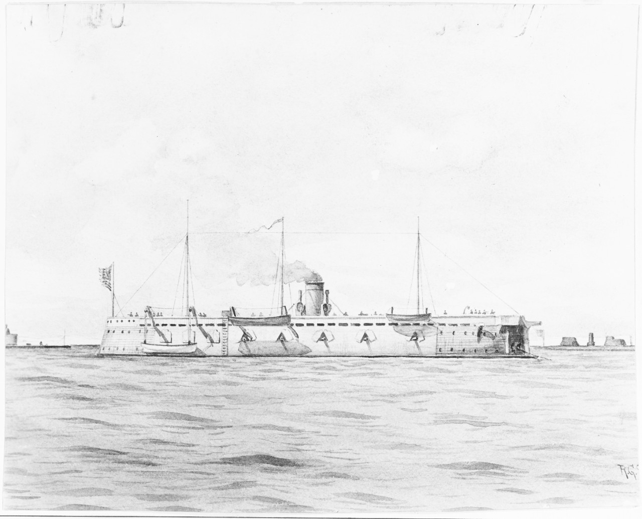 Photo #: NH 60273  USS New Ironsides (1862-1866)