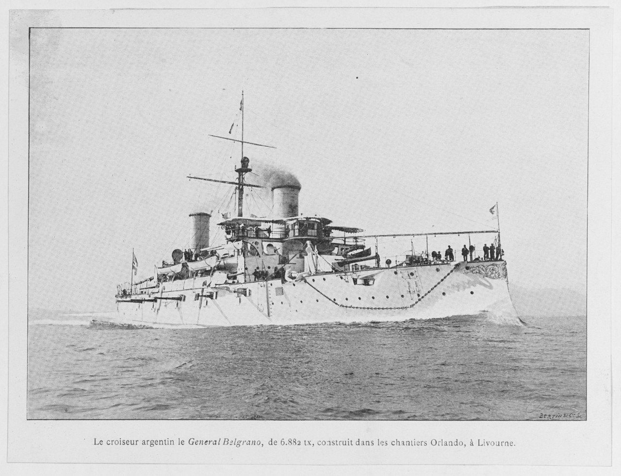 GENERAL BELGRANO, Argentine cruiser, 1897