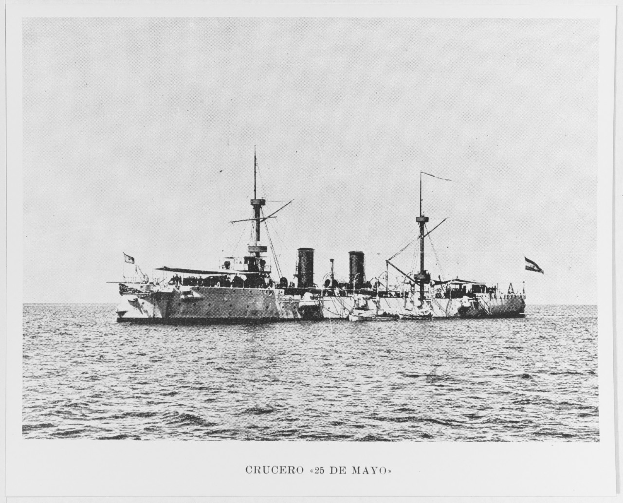 VIENTE-CINCO DE MAYO, Argentine Cruiser, 1890