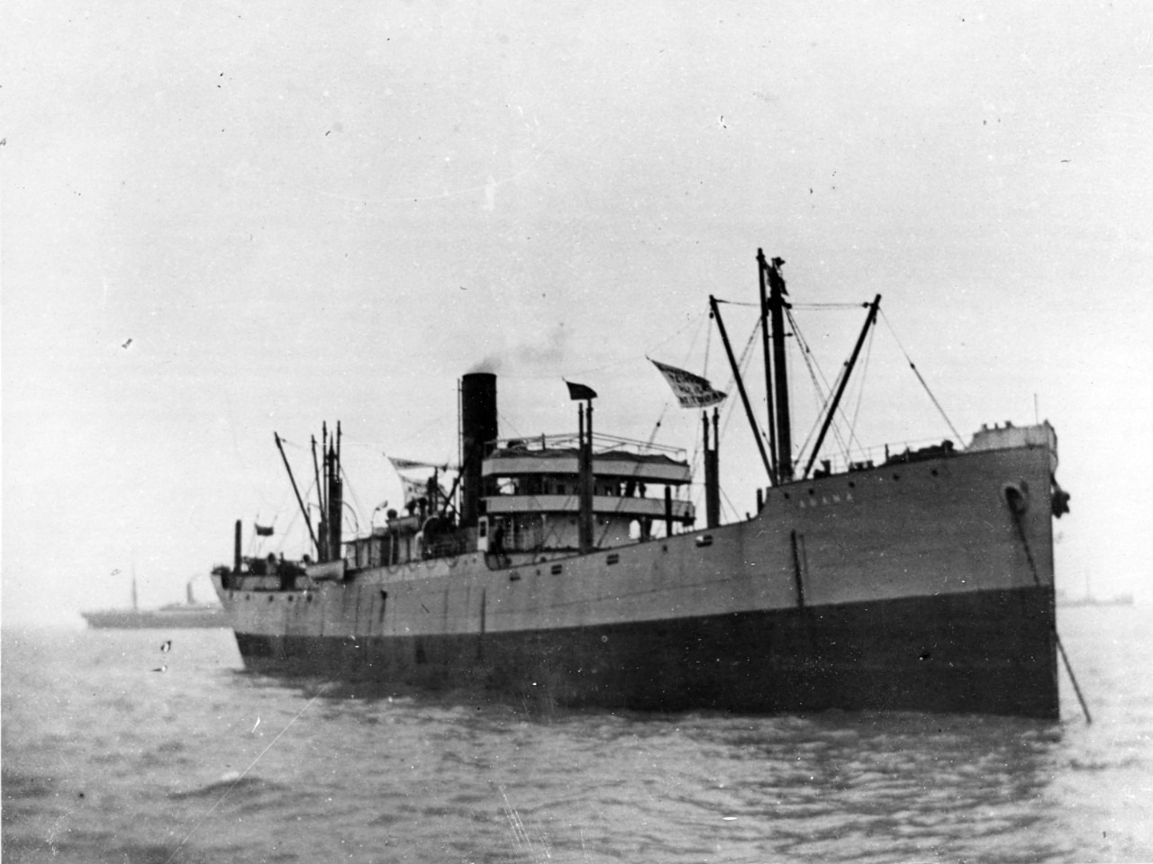 Belgian relief ship WABANA during World War I