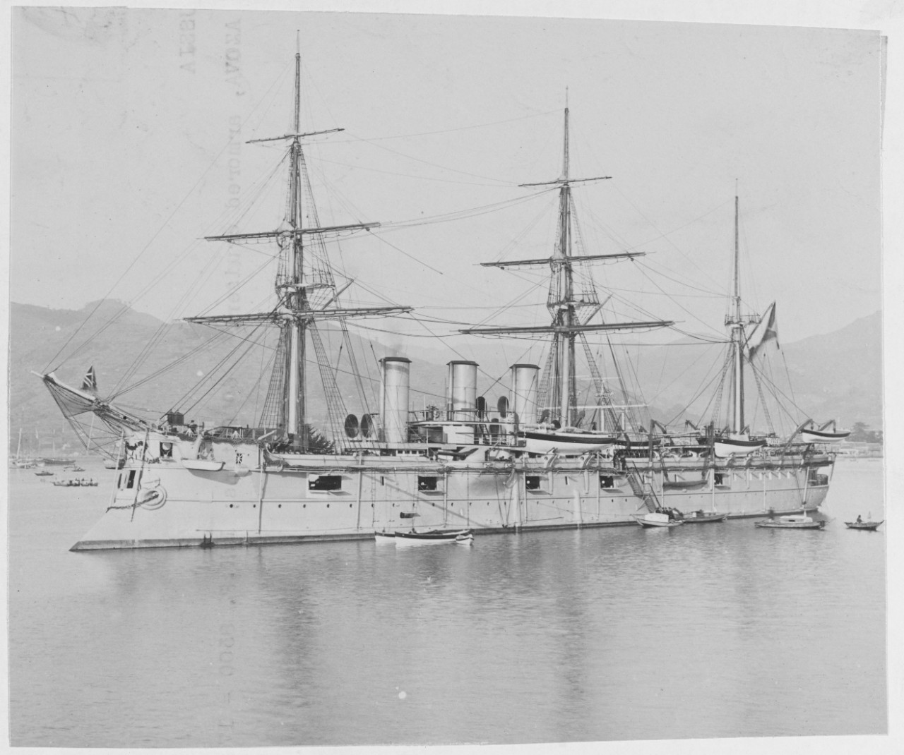 PAMIAT AZOVA Russian Cruiser, 1888