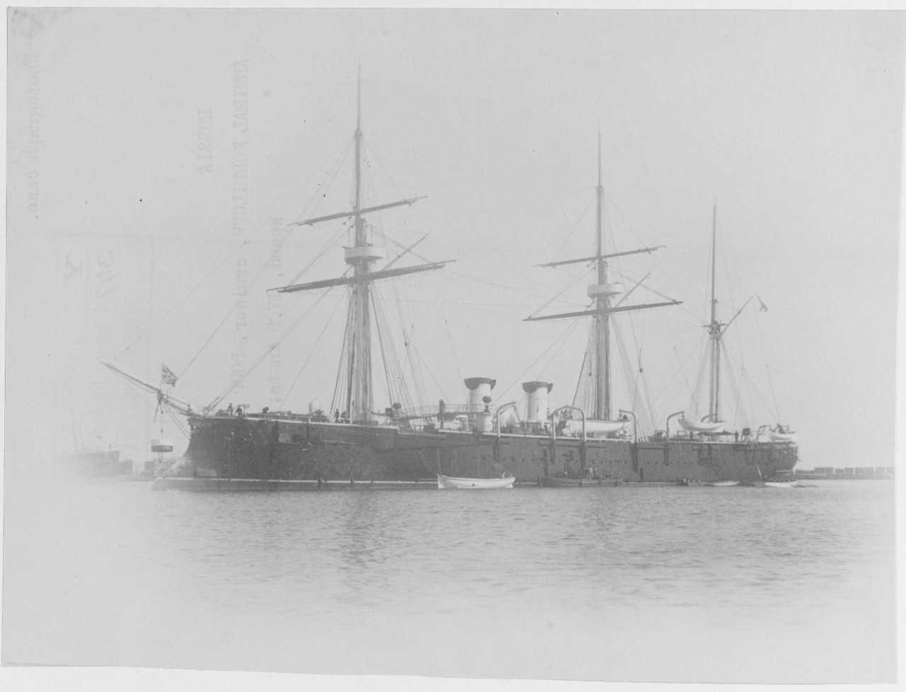 ADMIRAL KORNILOFF Russian Cruiser, 1887