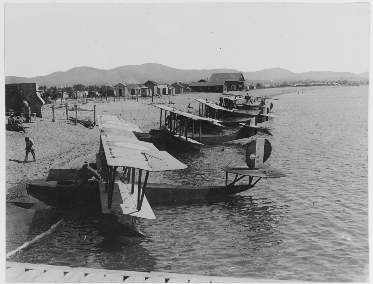 French Seaplanes Ready for Patrol Duty, circa 1919