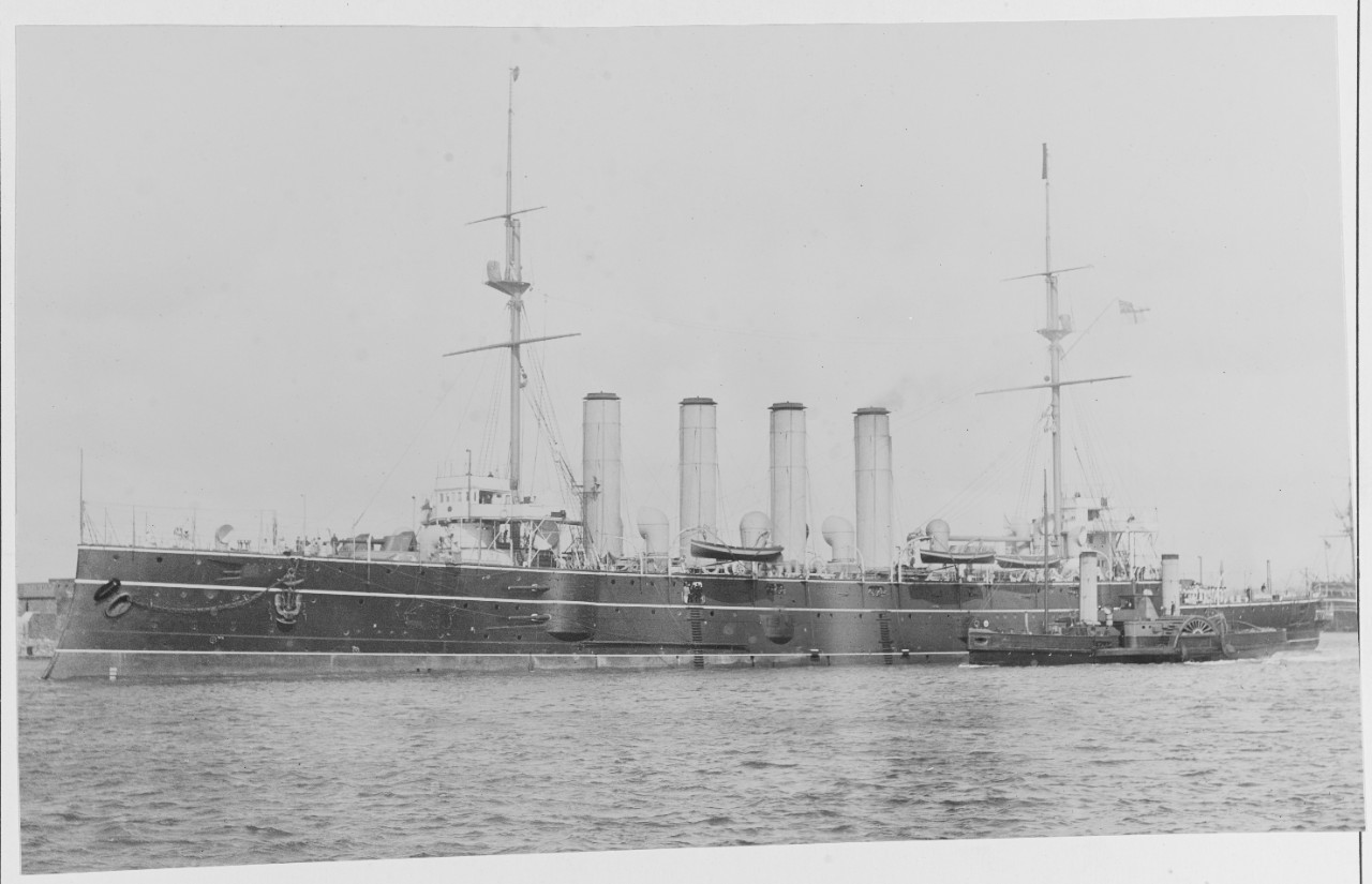 HMS EUROPA British Cruiser, 1897