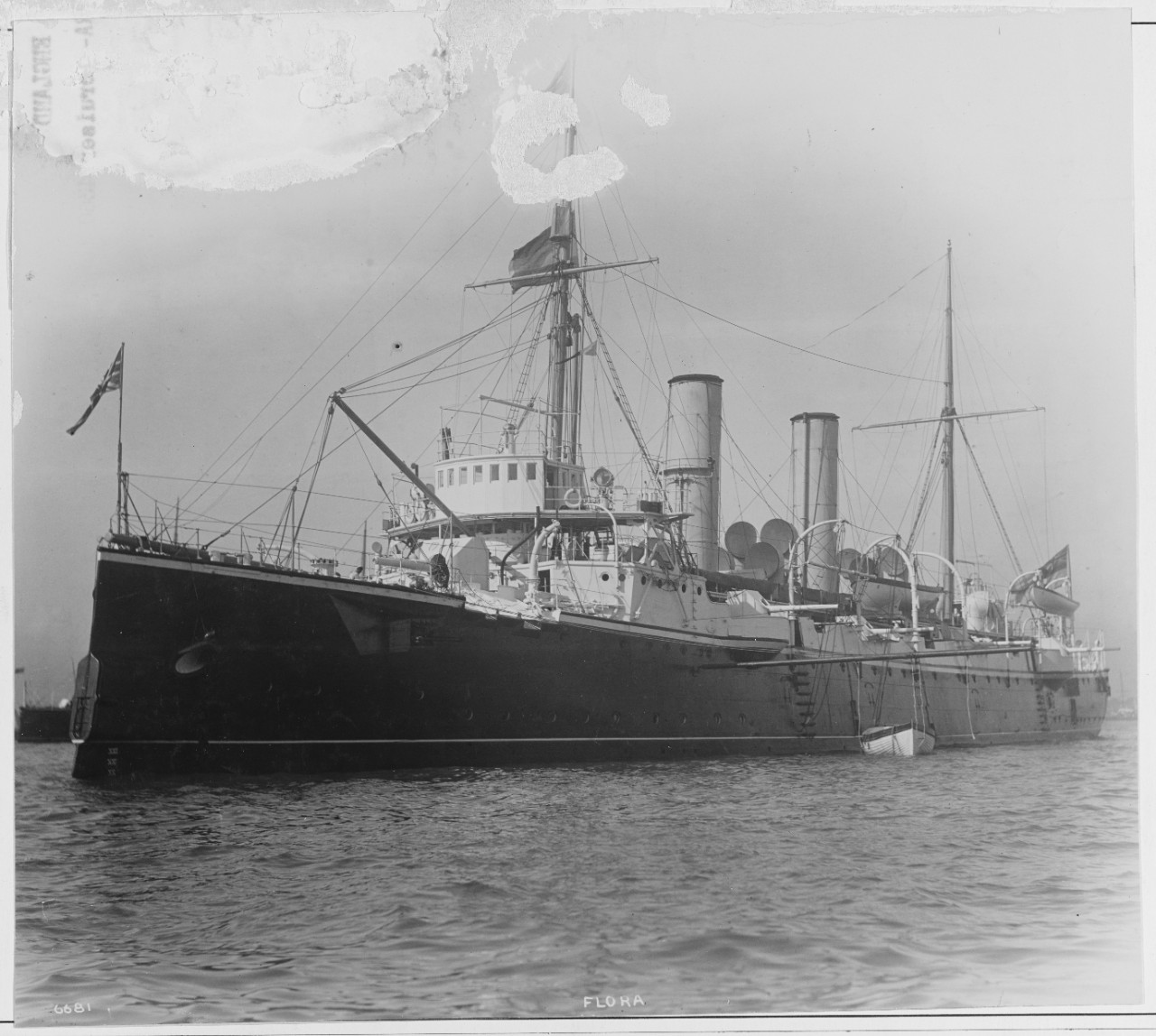 HMS FLORA British Cruiser, 1897