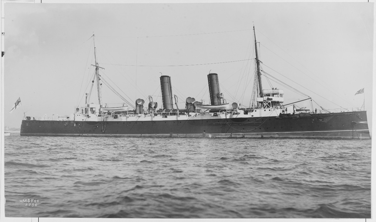 HMS FOX British Cruiser, 1893