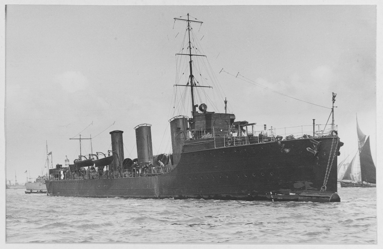 HMS FOXHOUND British Destroyer, 1910