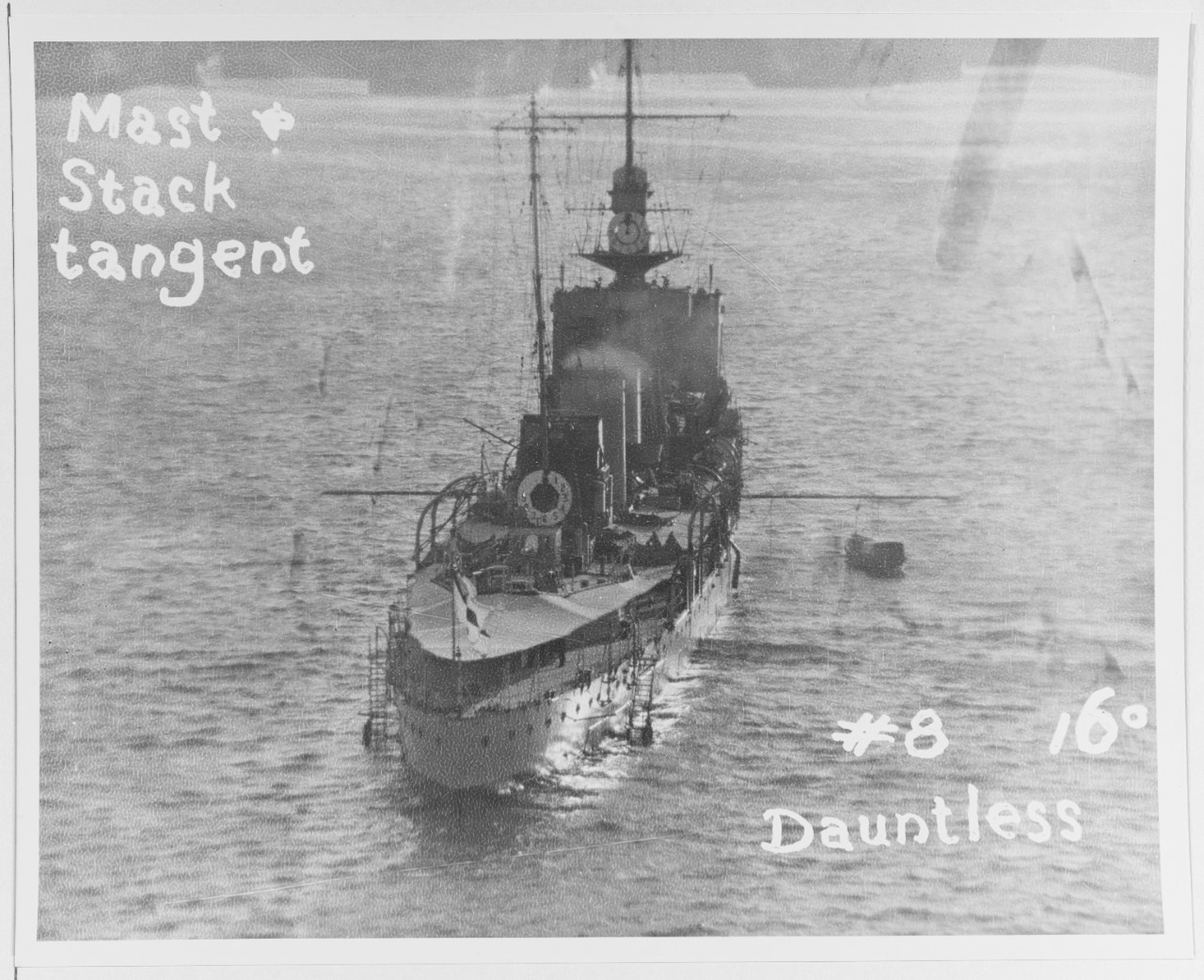 HMS DAUNTLESS British Cruiser, 1918
