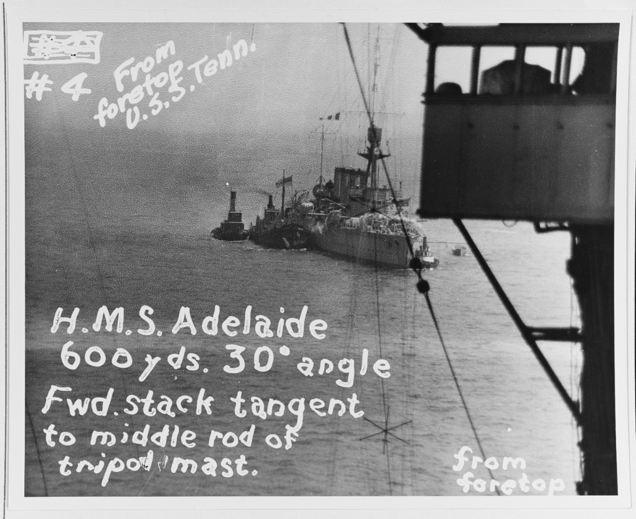 HMS ADELAIDE Australian Cruiser, 1918