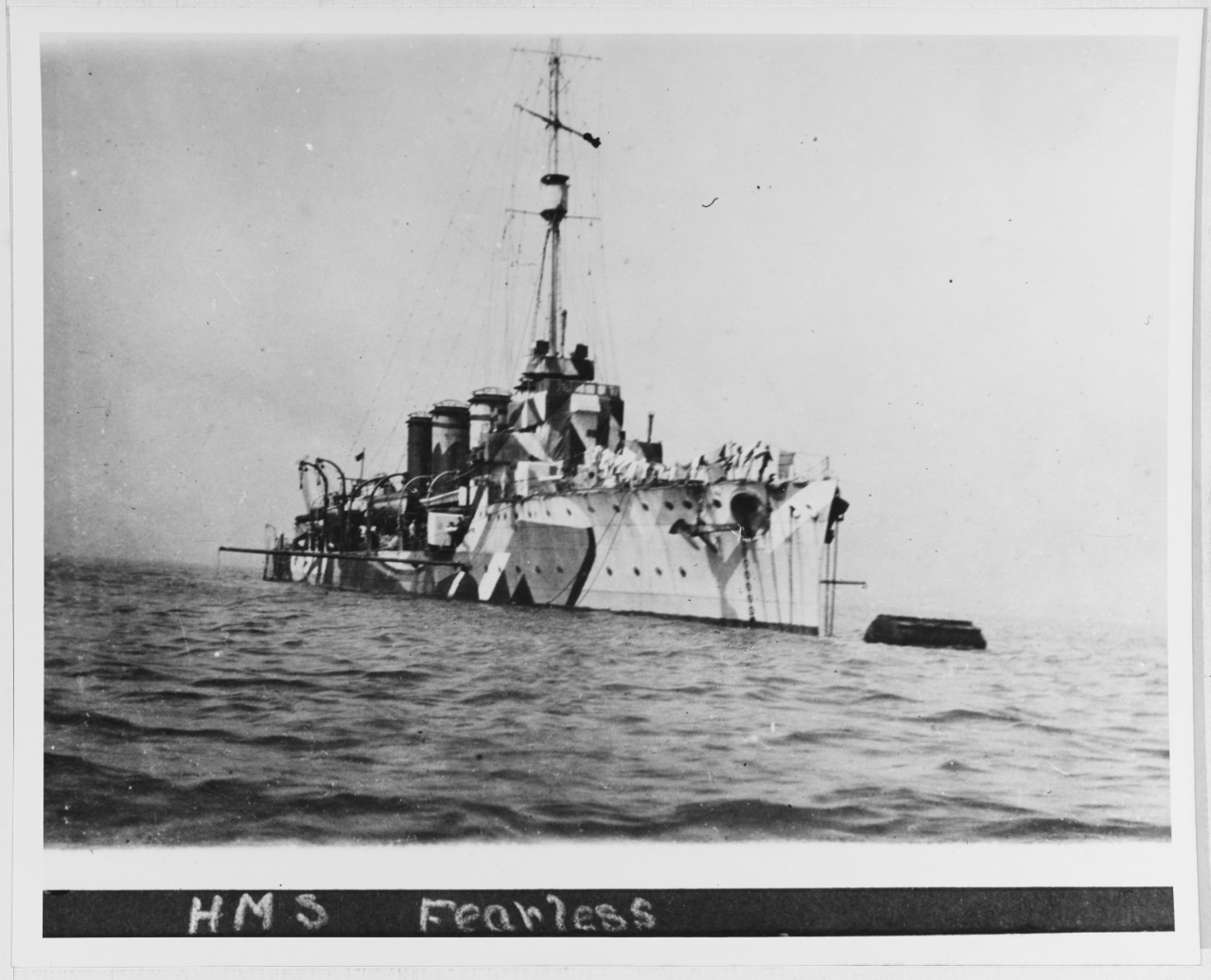 HMS FEARLESS British Cruiser, 1912