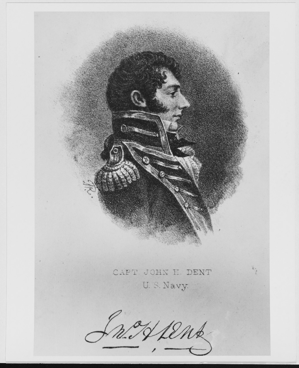 Photo #: NH 61166  Captain John H. Dent, USN (1782-1823)  