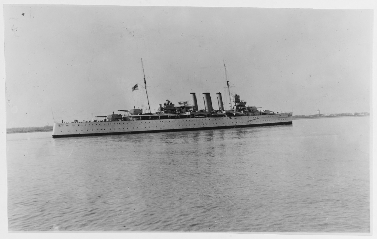 HMS CORNWALL (British Cruiser, 1926)