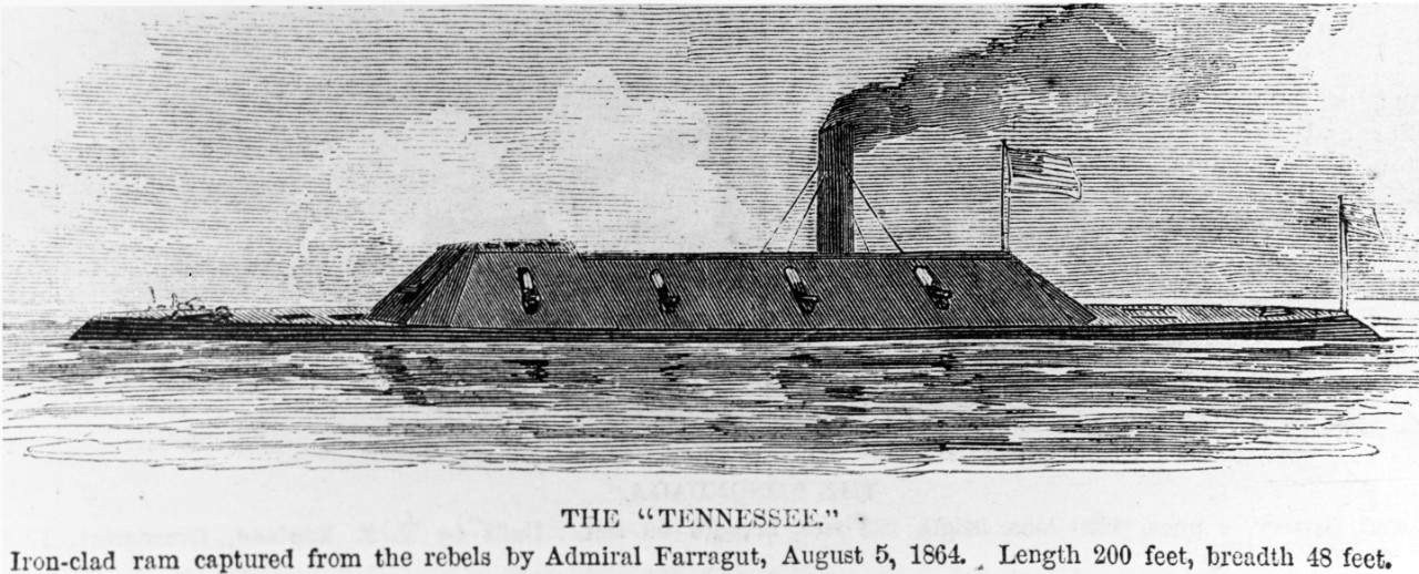 Photo #: NH 61434  USS Tennessee (1864-1867, formerly CSS Tennessee)