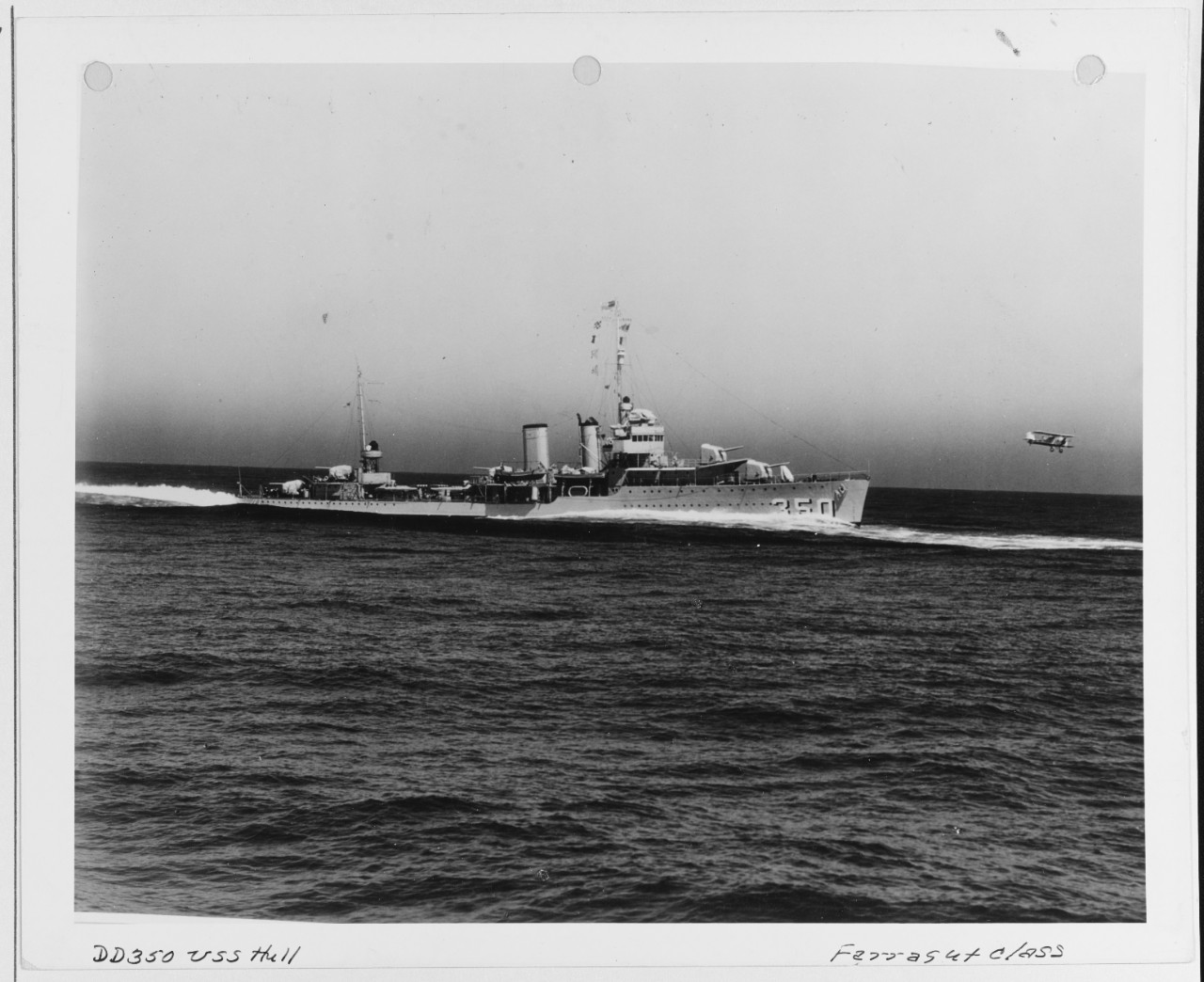 Photo #: NH 61592  USS Hull (DD-350)