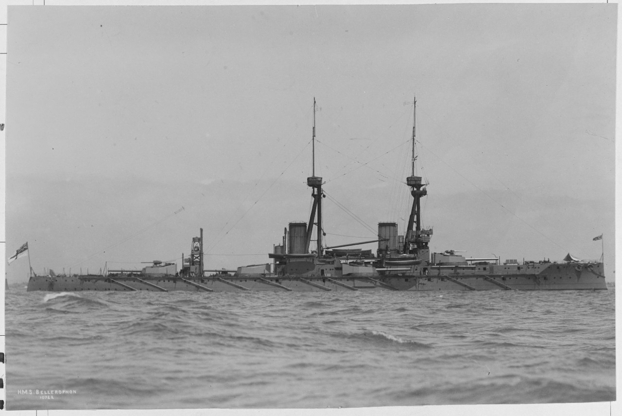 Photo #: NH 61637  HMS Bellerophon For a MEDIUM RESOLUTION IMAGE, click the thumbnail.