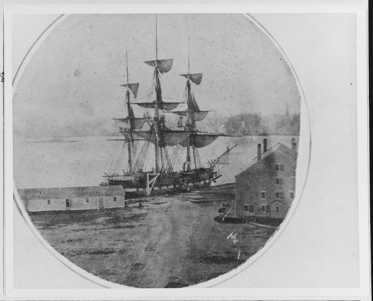 Photo #: NH 61867  USS Cumberland (1843-1862)