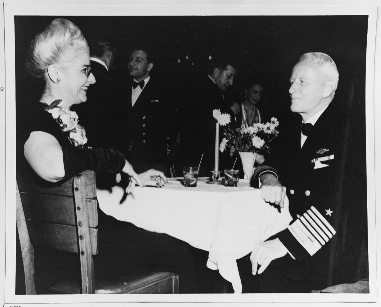 Fleet Admiral Nimitz Chats