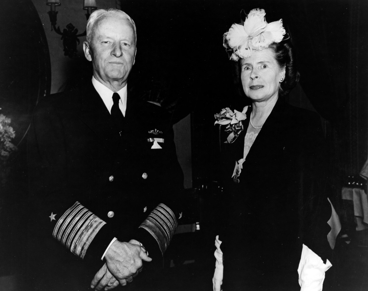 Fleet Admiral and Mrs. Chester W. Nimitz