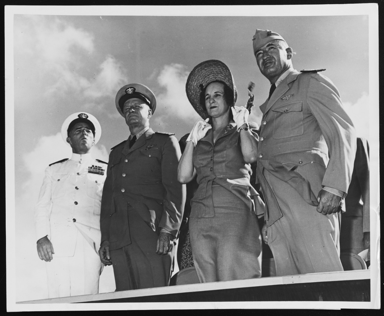 Admirals Nimitz, Merrill, and Clark