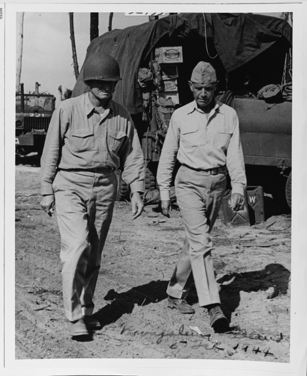 Admiral Nimitz, CINCPAC, and Vice Admiral R.A. Spruance