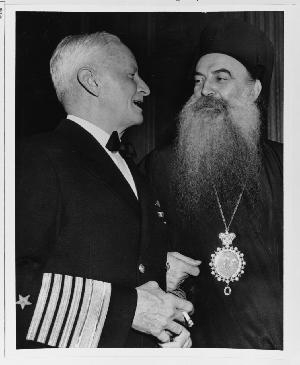 Fleet Admiral Nimitz and Archbishop Athenagoras