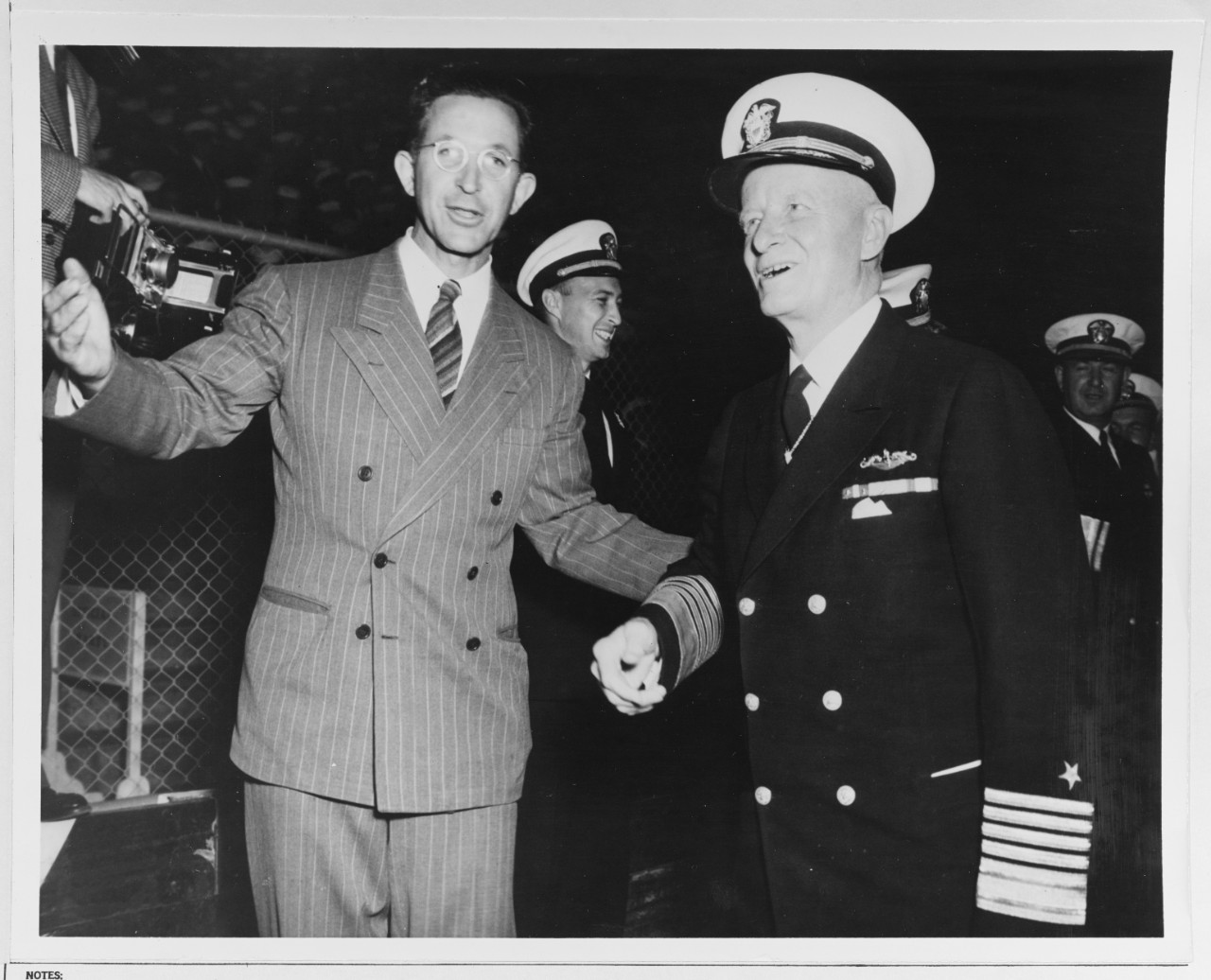 Fleet Admiral Chester W. Nimitz Attends a Banquet