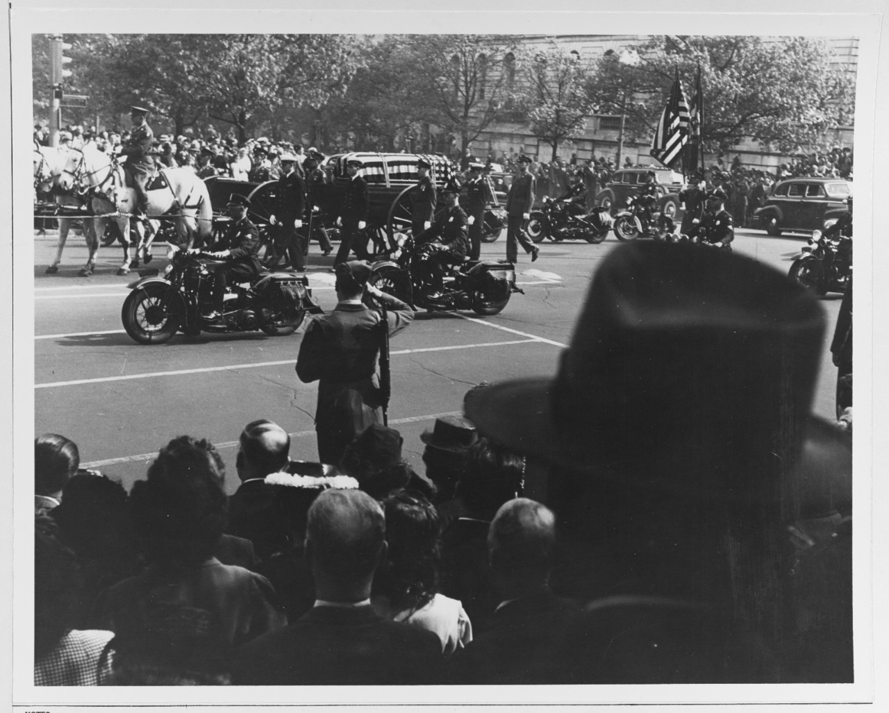 President F.D. Roosevelt's Funeral in Washington, DC
