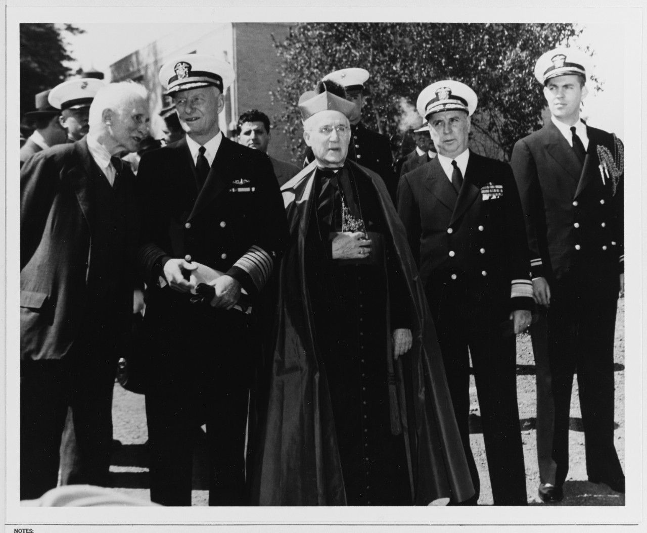 Fleet Admiral Nimitz after Receiving an Honorary Degree at Seaton College