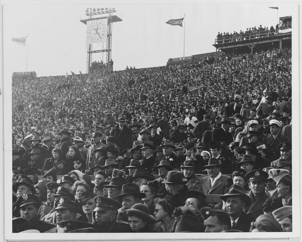 President Harry S. Truman Attends a Football Game