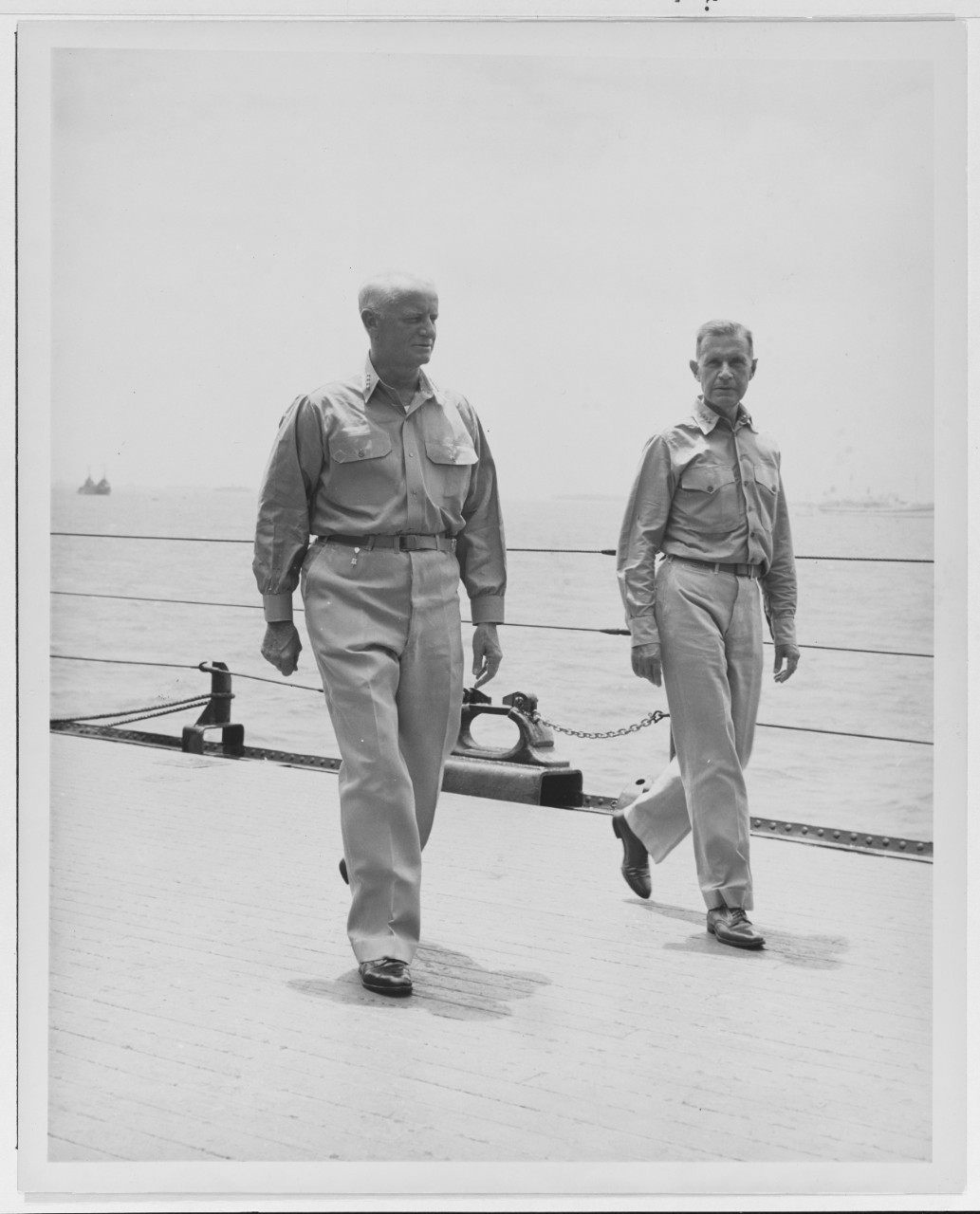 Admiral Nimitz and Admiral R.A. Spruance