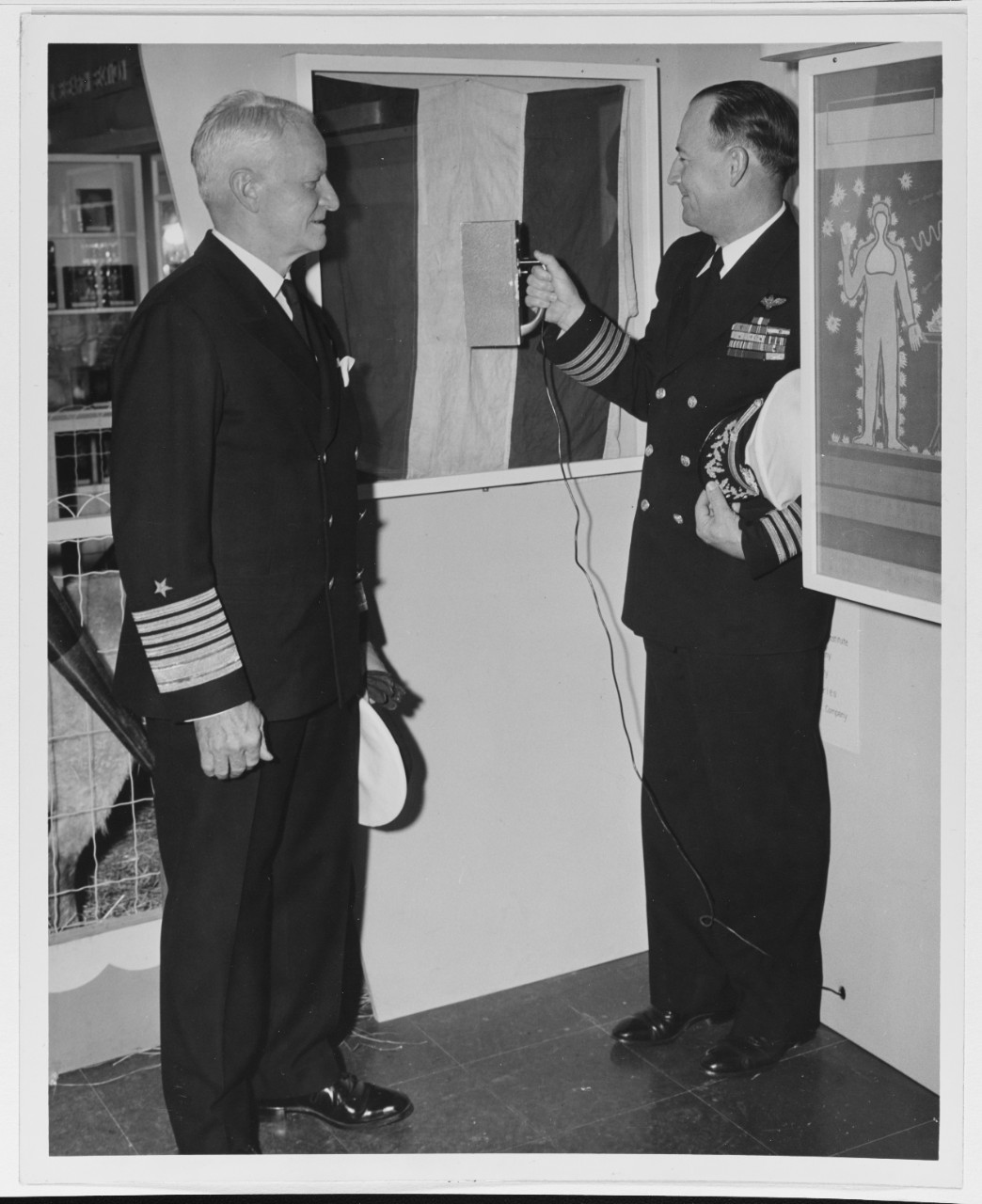 Fleet Admiral Nimitz and Captain Nation
