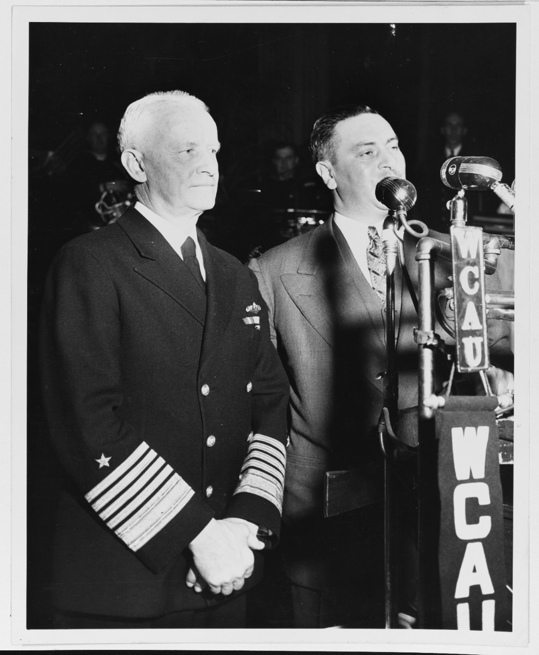 Fleet Admiral Nimitz is Introduced at a Reception