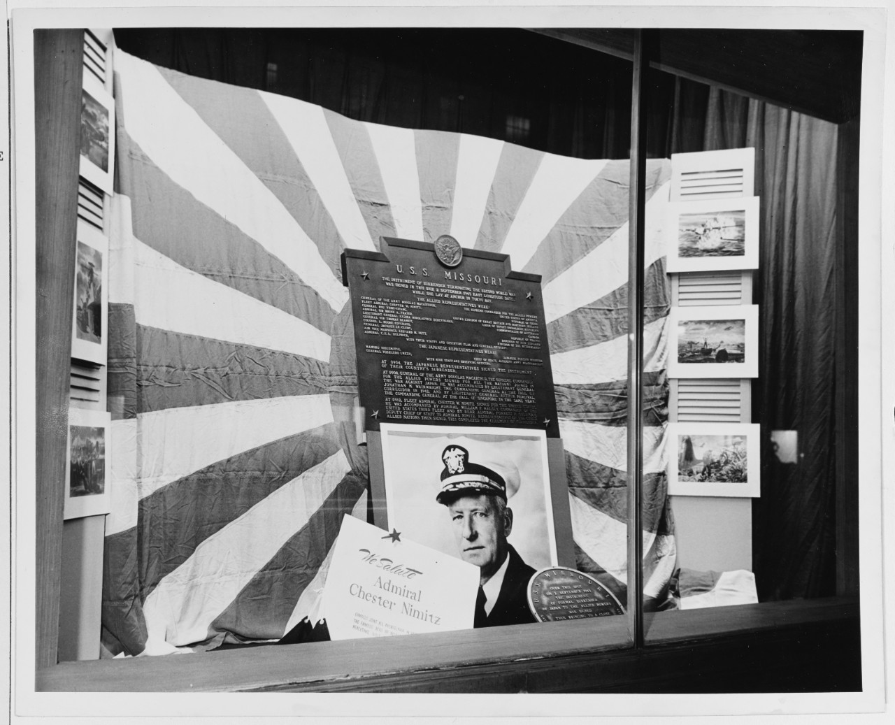 Display of the World War II Japanese Surrender