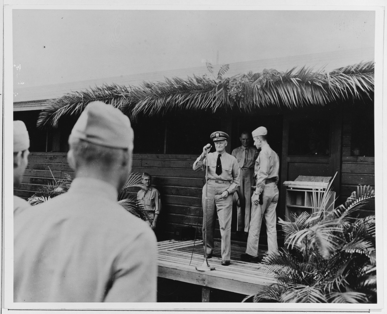 Admiral Nimitz Visits Guadalcanal