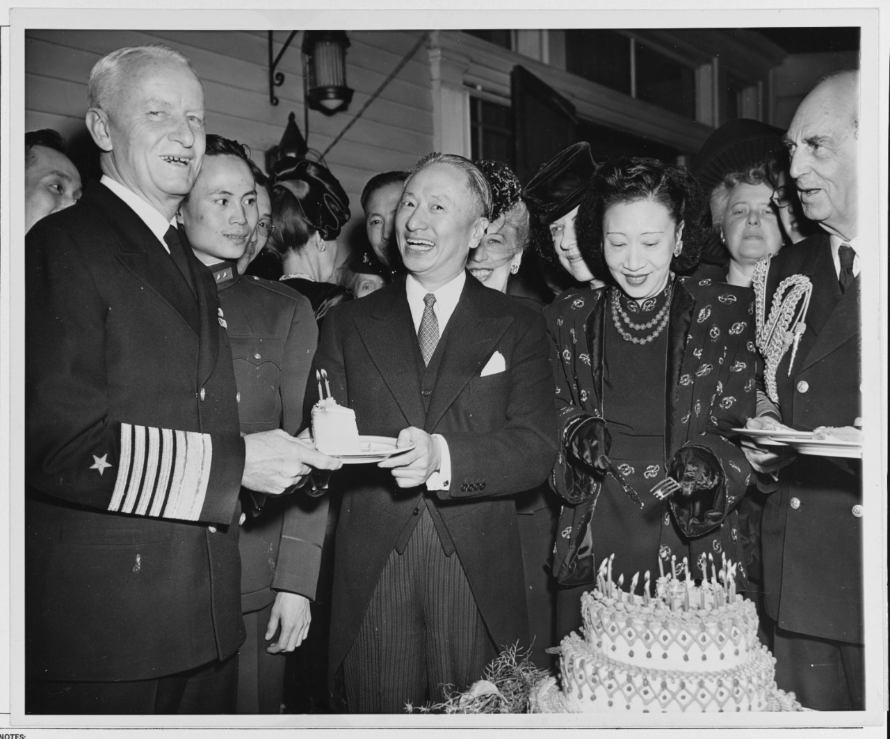 Chinese Ambassador Koo and Fleet Admiral Nimitz