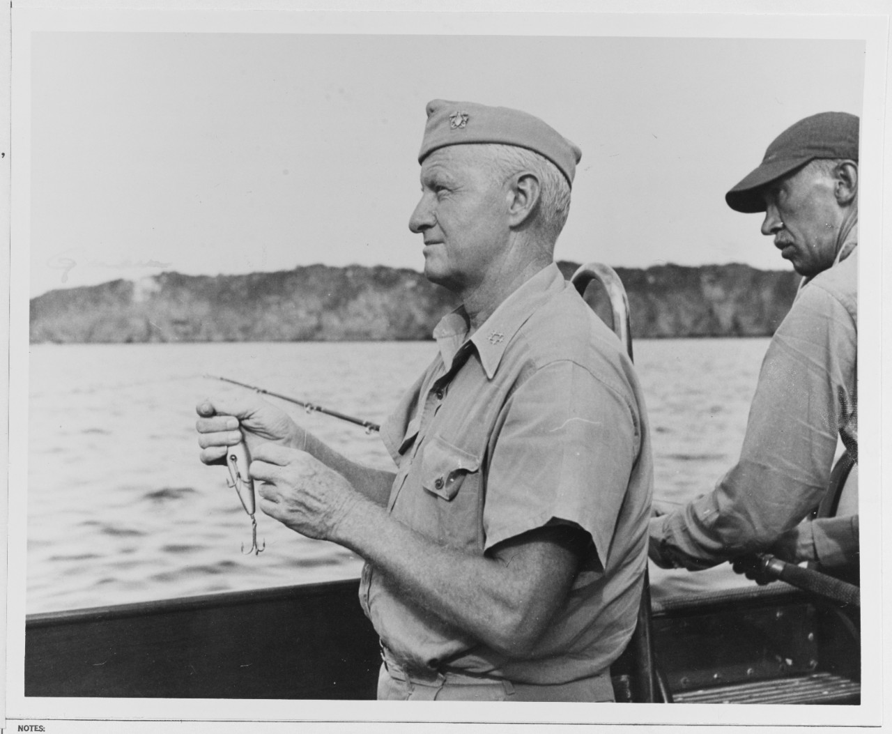 Fleet Admiral C.W. Nimitz and Robert E. Sherwood