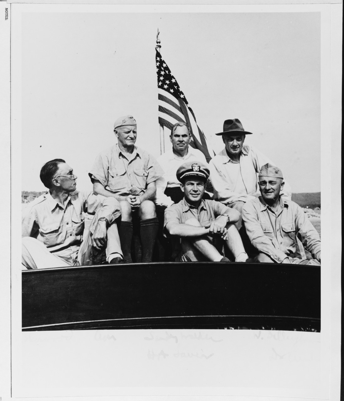 Fleet Admiral C.W. Nimitz with Friends