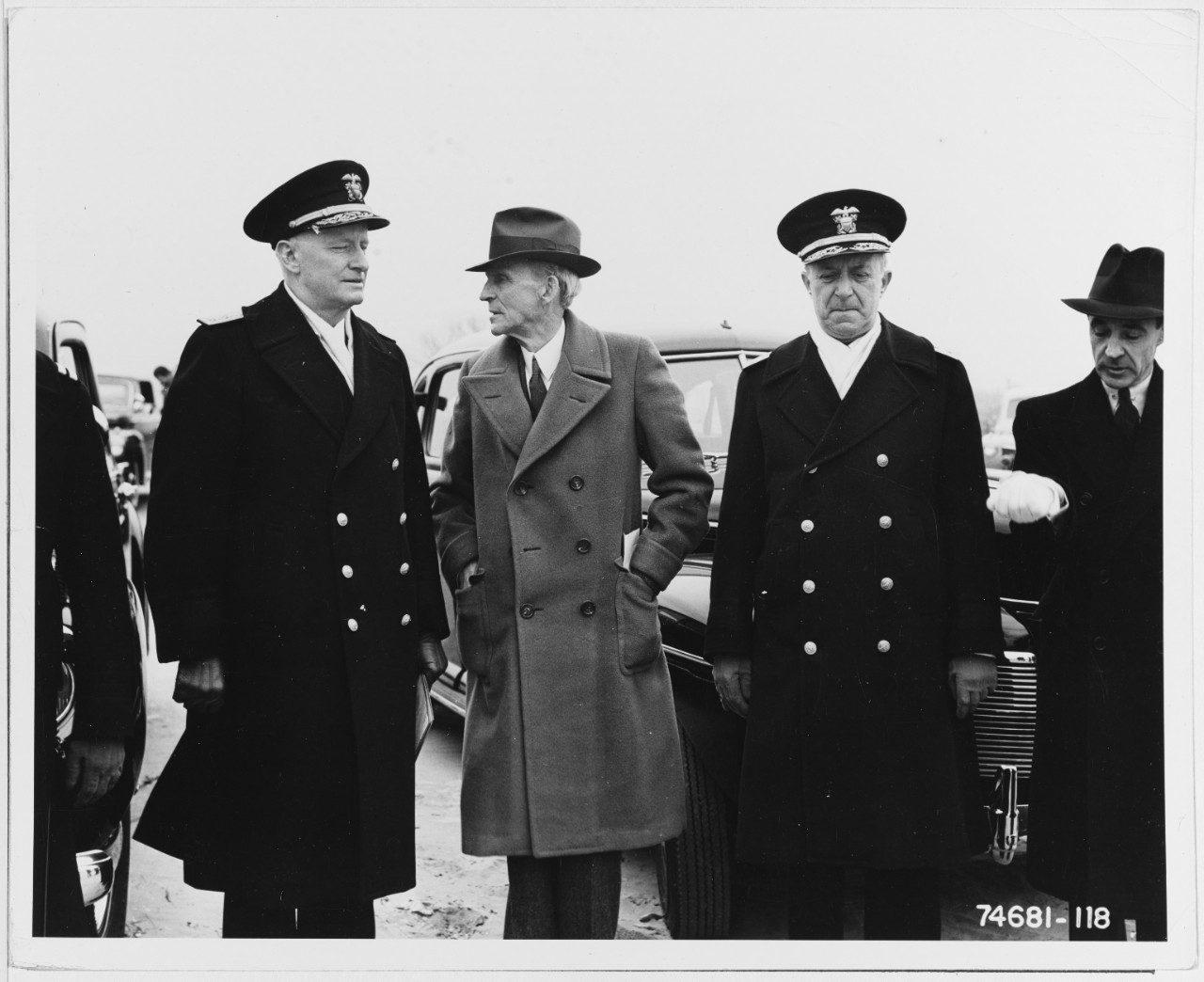 Rear Admiral Nimitz Visits Henry Ford