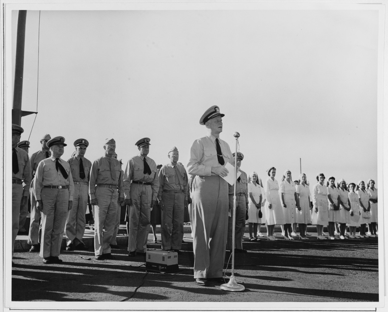Admiral Nimitz Presents Medals