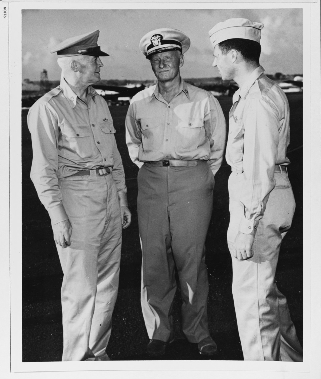 Fleet Admiral Nimitz with General of the Army Henry Arnold