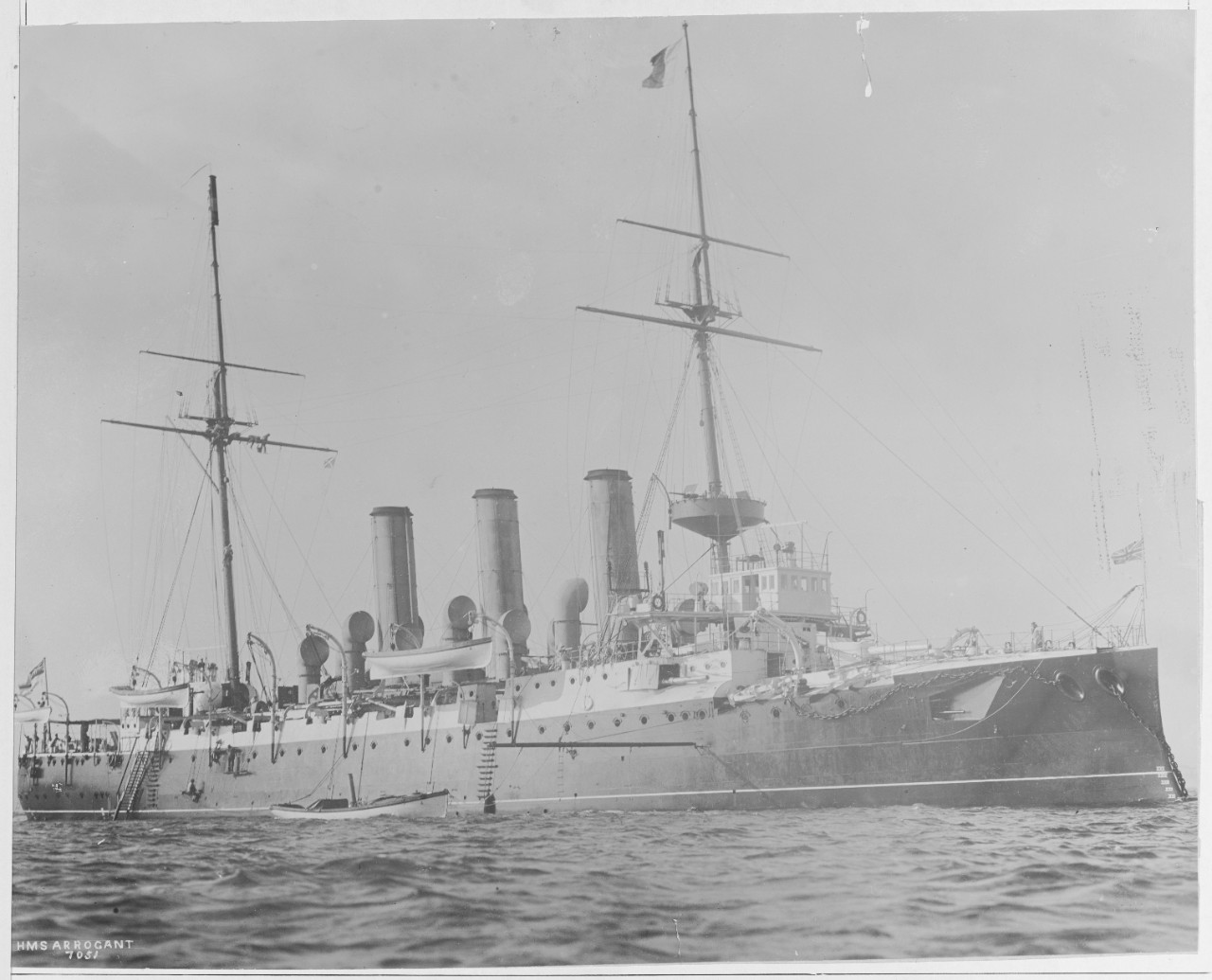 HMS ARROGANT British Cruiser, 1896