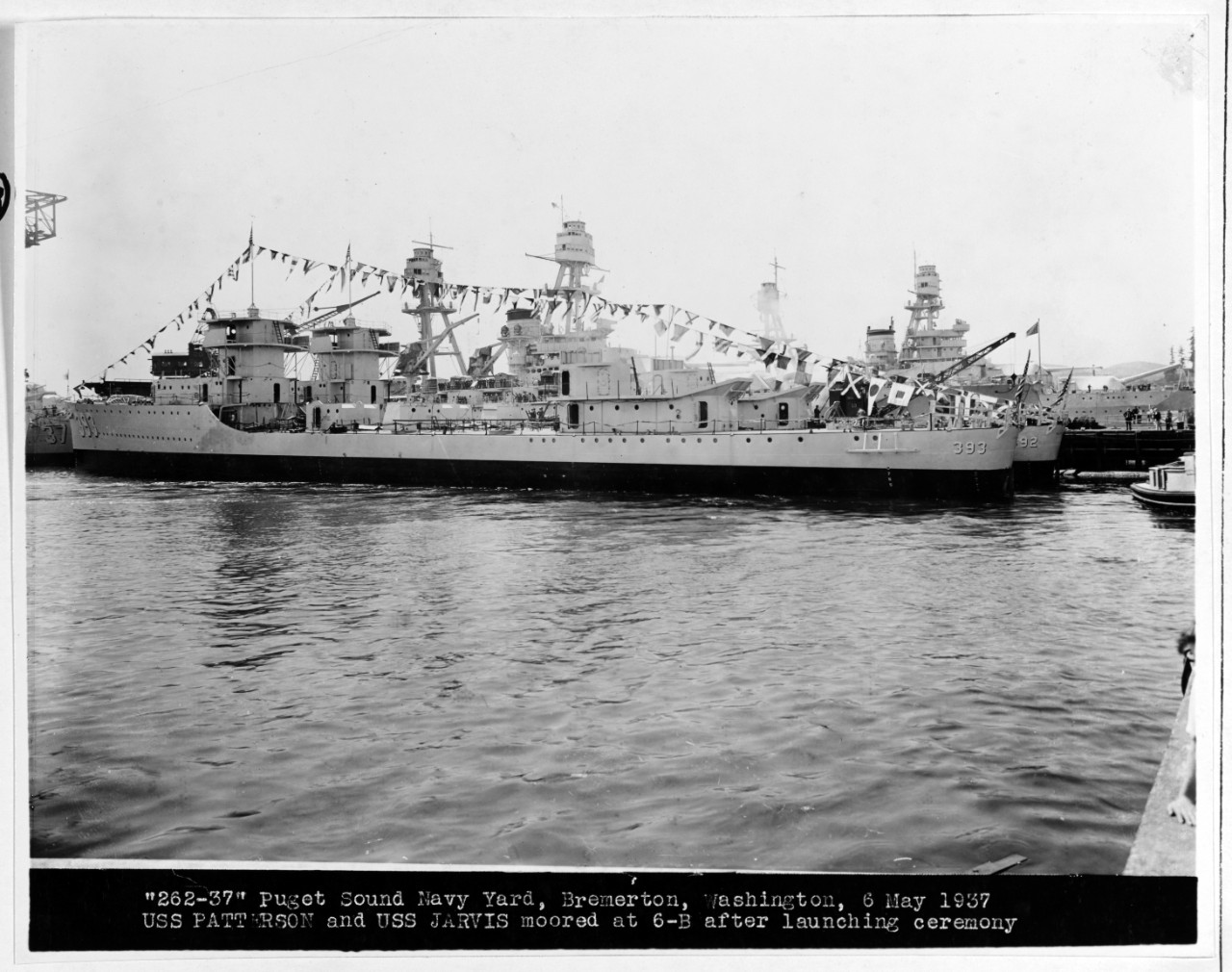 USS PATTERSON (DD-392) and USS JARVIS (DD-393)